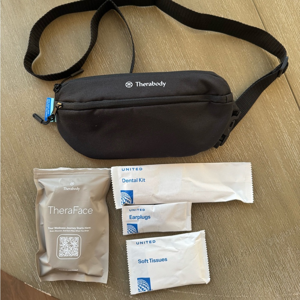 United Airlines Business Class Therabody Fanny Pack